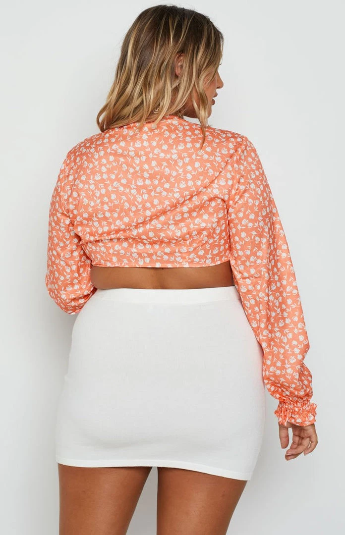 BB Exclusive Savannah Orange Floral Crop Top 10 BB Exclusive Savannah Orange Floral Crop Top