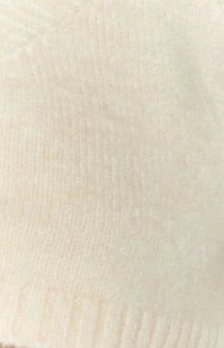 Beginning Boutique Tops Saved Knit Crop Top Beige