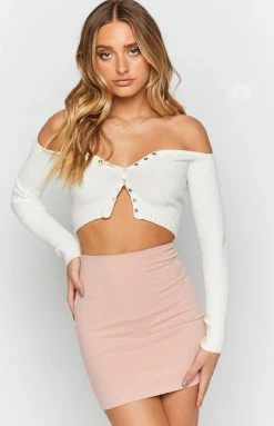 Beginning Boutique Say So Mini Skirt Pink