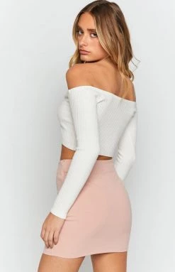 Beginning Boutique Say So Mini Skirt Pink