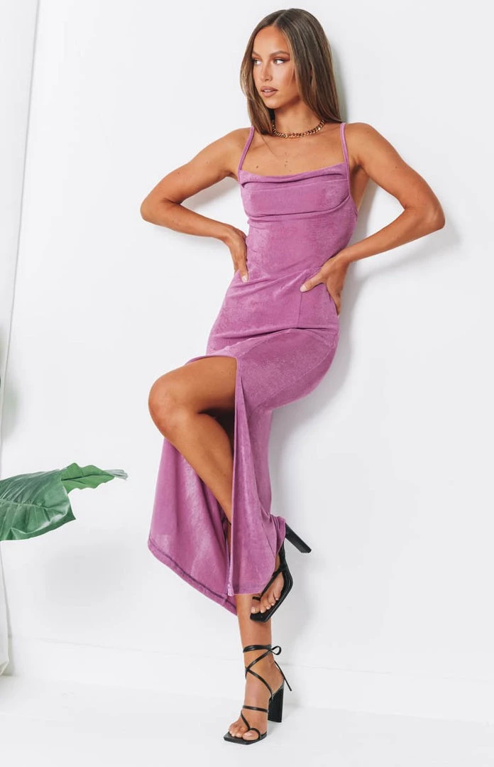 Beginning Boutique Dresses Scenic Midi Dress Purple 1 Beginning Boutique Dresses Scenic Midi Dress Purple