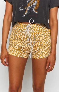 BB Exclusive Schools Out Shorts Leopard Bottoms