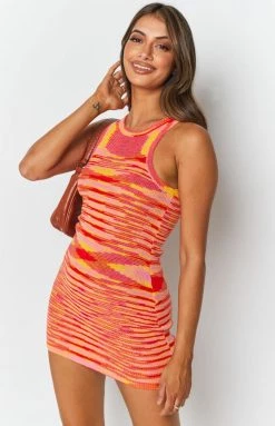 Beginning Boutique Dresses Selcouth Tank Dress Orange 13 Beginning Boutique Dresses Selcouth Tank Dress Orange