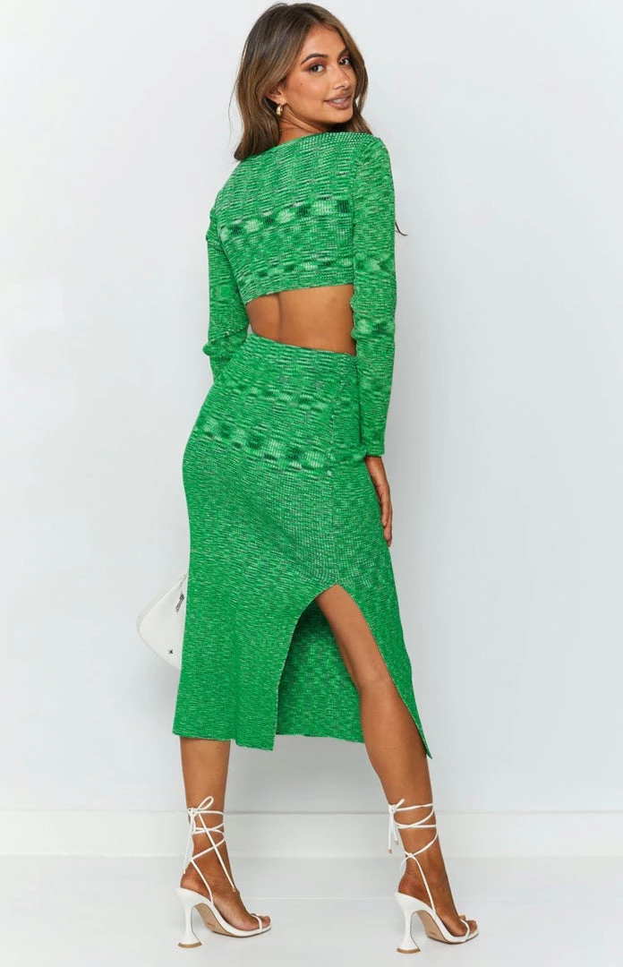 Beginning Boutique Sensation Midi Skirt Green Bottoms 7 Beginning Boutique Sensation Midi Skirt Green Bottoms