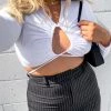 BB Exclusive Serena Crop Top White