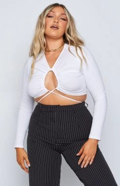 BB Exclusive Serena Crop Top White 20 BB Exclusive Serena Crop Top White