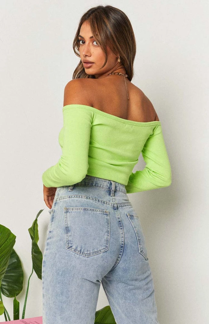 Beginning Boutique Tops Serya Drop Shoulder Top Green 8 Beginning Boutique Tops Serya Drop Shoulder Top Green