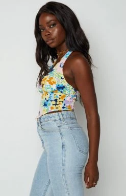 Beginning Boutique Shawnee Multi Halter Top Tops