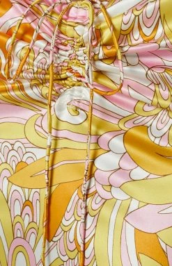 Emma Rose X Beginning Boutique She's 25 Yellow Print Maxi Skirt