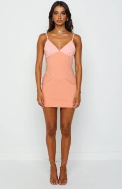 BB Exclusive Sianna Pink Mini Dress Dresses
