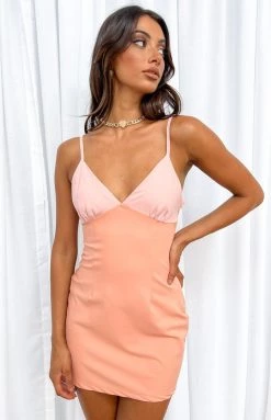 BB Exclusive Sianna Pink Mini Dress Dresses