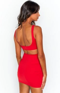 BB Exclusive Sidewalk Red Mini Dress Dresses 12 BB Exclusive Sidewalk Red Mini Dress Dresses
