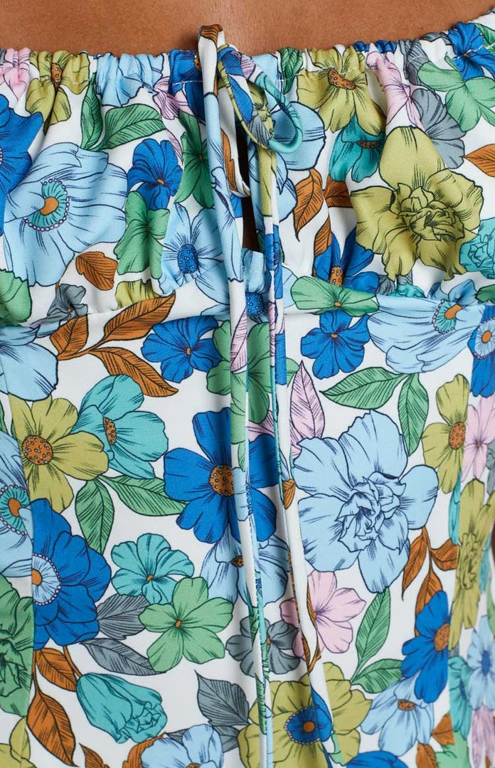 BB Exclusive Silvanna Blue Floral Mini Dress Dresses 7 BB Exclusive Silvanna Blue Floral Mini Dress Dresses