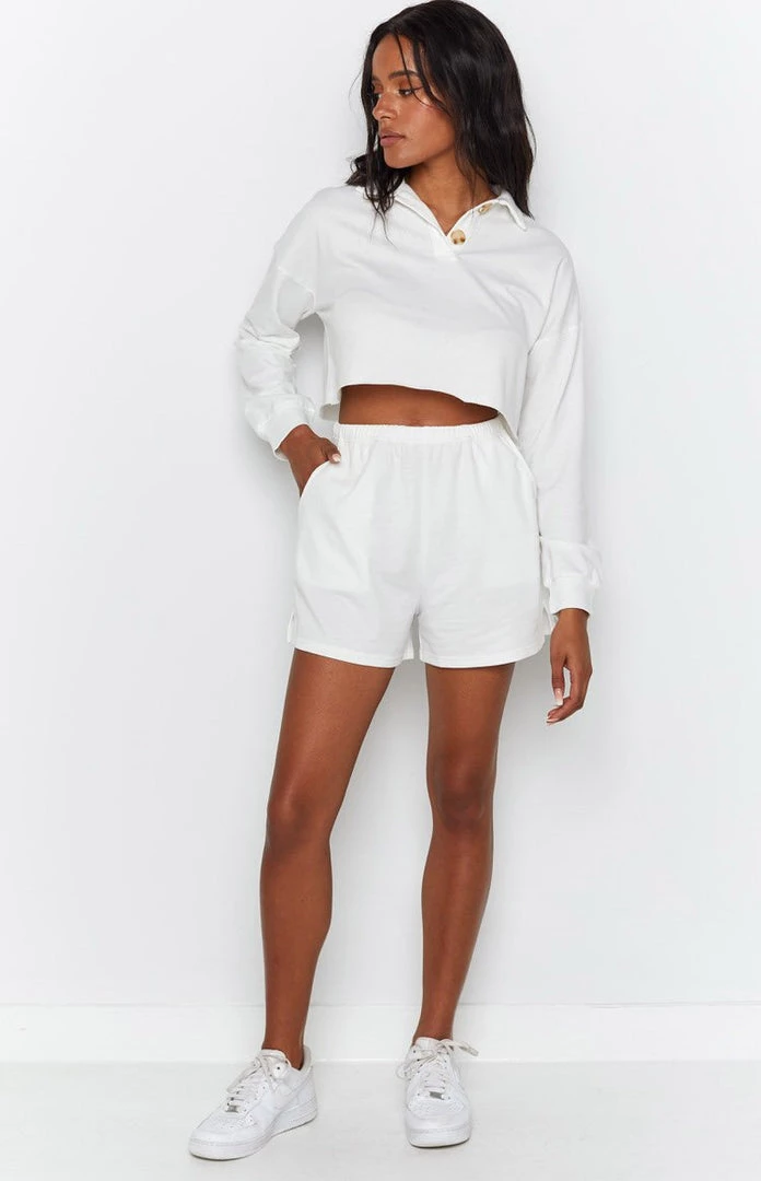 Beginning Boutique Simona Two Piece Lounge Set White 4 Beginning Boutique Simona Two Piece Lounge Set White