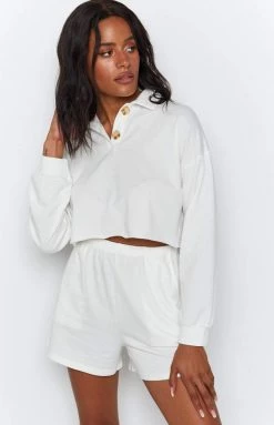 Beginning Boutique Simona Two Piece Lounge Set White 16 Beginning Boutique Simona Two Piece Lounge Set White