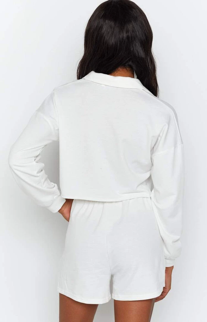 Beginning Boutique Simona Two Piece Lounge Set White 8 Beginning Boutique Simona Two Piece Lounge Set White