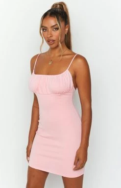 BB Exclusive Skylar Pink Mini Dress Dresses