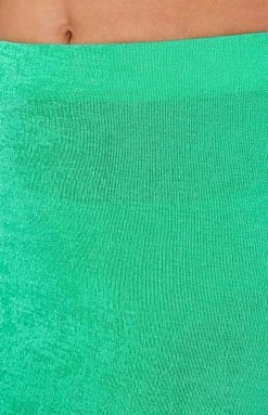 BB Exclusive Bottoms Ophelia Green Maxi Skirt