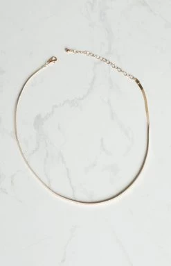 Eclat Snake Chain Gold Necklace Back In Stock 8 Eclat Snake Chain Gold Necklace Back In Stock