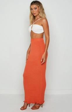 Sndys Primrose Skirt Orange Bottoms
