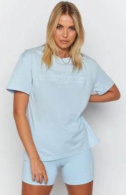 9.0 Sport Society T Shirt Pale Blue 11 9.0 Sport Society T Shirt Pale Blue