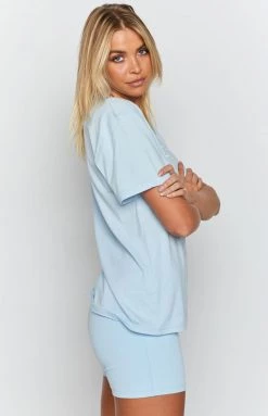 9.0 Sport Society T Shirt Pale Blue 12 9.0 Sport Society T Shirt Pale Blue