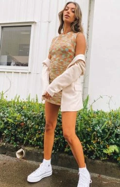 Beginning Boutique Soriya Knitted Mini Dress Multi Dresses