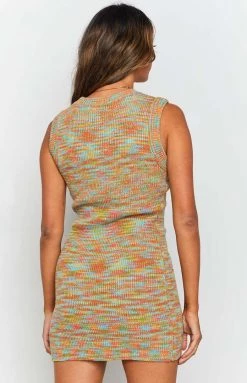 Beginning Boutique Soriya Knitted Mini Dress Multi Dresses