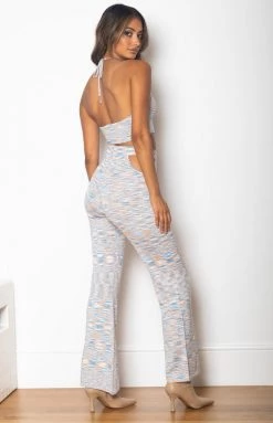 BB Exclusive Yumi Knit Flares Multi Bottoms