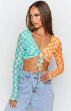 Beginning Boutique Speed Racer Long Sleeve Top Multi Tops