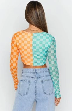 Beginning Boutique Speed Racer Long Sleeve Top Multi Tops