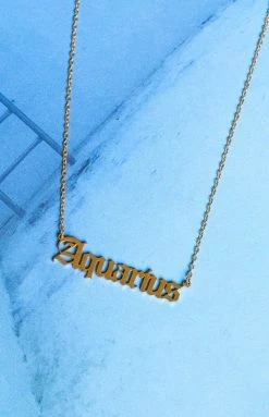 Eclat 18k Star Sign Gold Necklace Back In Stock