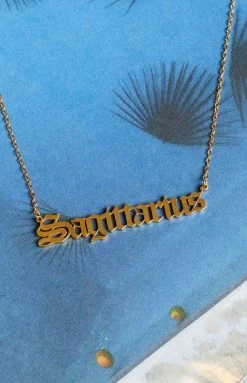 Eclat 18k Star Sign Gold Necklace Back In Stock