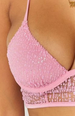 BB Exclusive Starman Pink Sparkle Bralette 16 BB Exclusive Starman Pink Sparkle Bralette