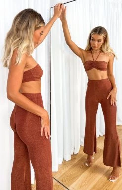BB Exclusive Stassie Rust Pants
