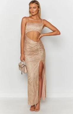 BB Exclusive Steal The Show Formal Dress Gold Dresses