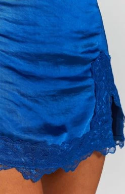 BB Exclusive Stella Lace Trim Dress Cobalt Blue Dresses 14 BB Exclusive Stella Lace Trim Dress Cobalt Blue Dresses