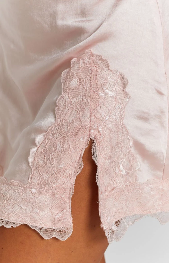 BB Exclusive Stella Lace Trim Dress Pink Dresses 7 BB Exclusive Stella Lace Trim Dress Pink Dresses