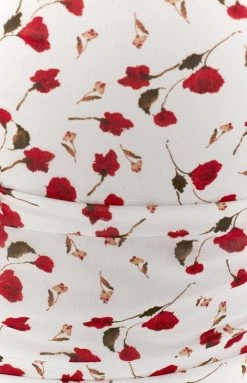 BB Exclusive Stella Mini Dress White Floral Dresses