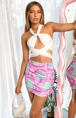 BB Exclusive Stereosonic Festival Mini Skirt Pink