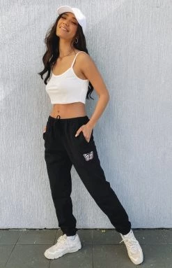 BB Exclusive Stormi Track Pants Black Bottoms