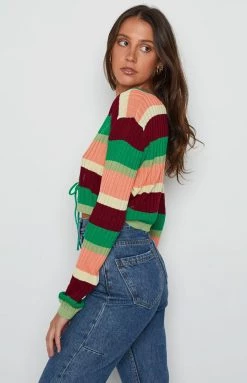 BB Exclusive Tops Godspeed Double Tie Knit Top Multi