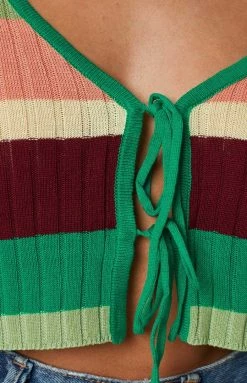 BB Exclusive Tops Godspeed Double Tie Knit Top Multi