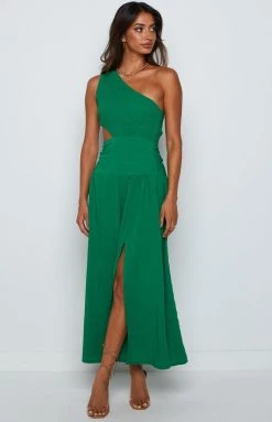 Beginning Boutique Sully Green Midi Dress