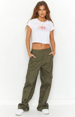 BB Exclusive Summer Bloom White Graphic Tee Tops