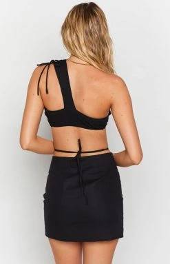 BB Exclusive Bottoms Summer Mini Skirt Black