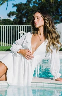 BB Exclusive Sun's Out Mini Dress White