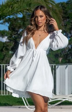 BB Exclusive Sun's Out Mini Dress White 10 BB Exclusive Sun's Out Mini Dress White
