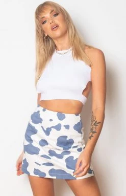 BB Exclusive Sunday Morning Skirt Cow Print