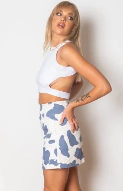 BB Exclusive Sunday Morning Skirt Cow Print